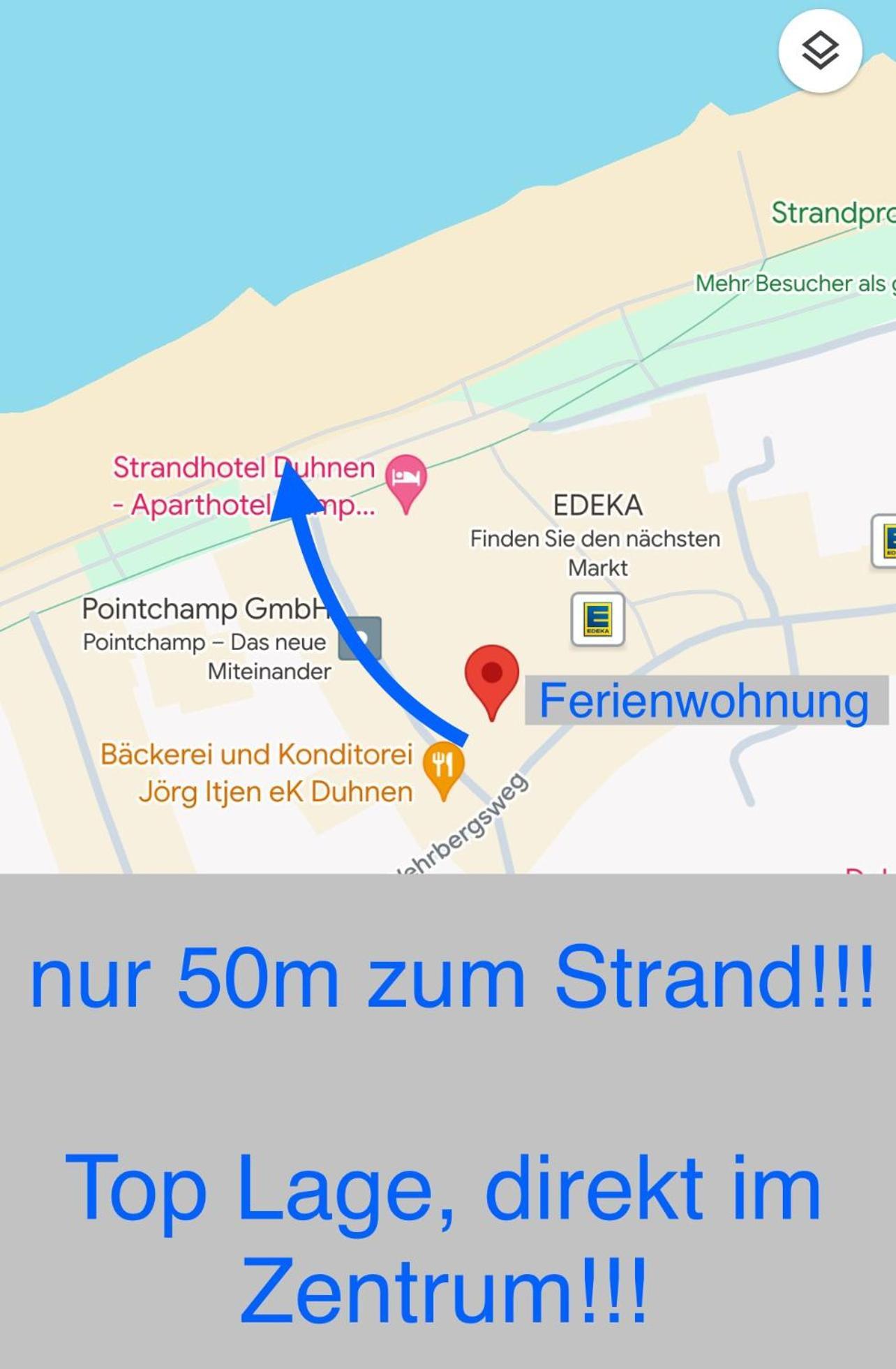 Traumhafte Ferienwohnung "Seekueste" In Cuxhaven - Duhnen In 1A Lage Im Haus Elbe 1 !!! 50M Zum Strand !!! Екстер'єр фото
